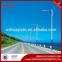 tapered round street lighting pole with powder coating